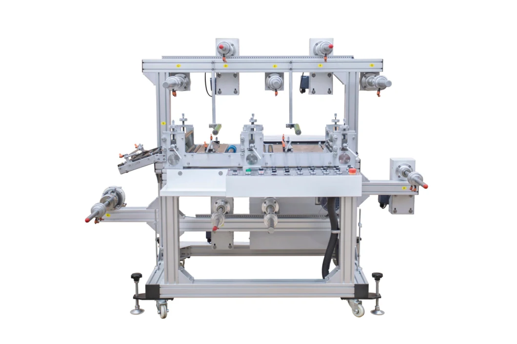 Roll PVC PU TPU EVA Film Micro-Adjusting Partial Laminating Machine