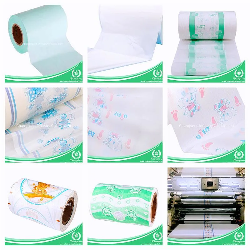 Color Printed Breathable PE Film for Making Baby Diaper